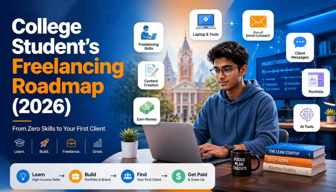 Freelancing for College Students in 2026 Step-by-Step Guide to Getting Your First Client
