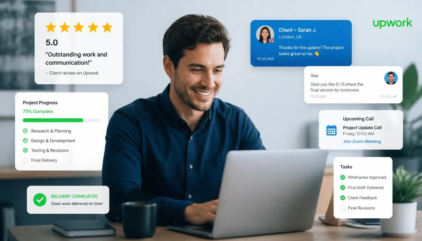 How to Get 5-Star Ratings on Upwork 5 Communication Rules Every Freelancer Must Follow.