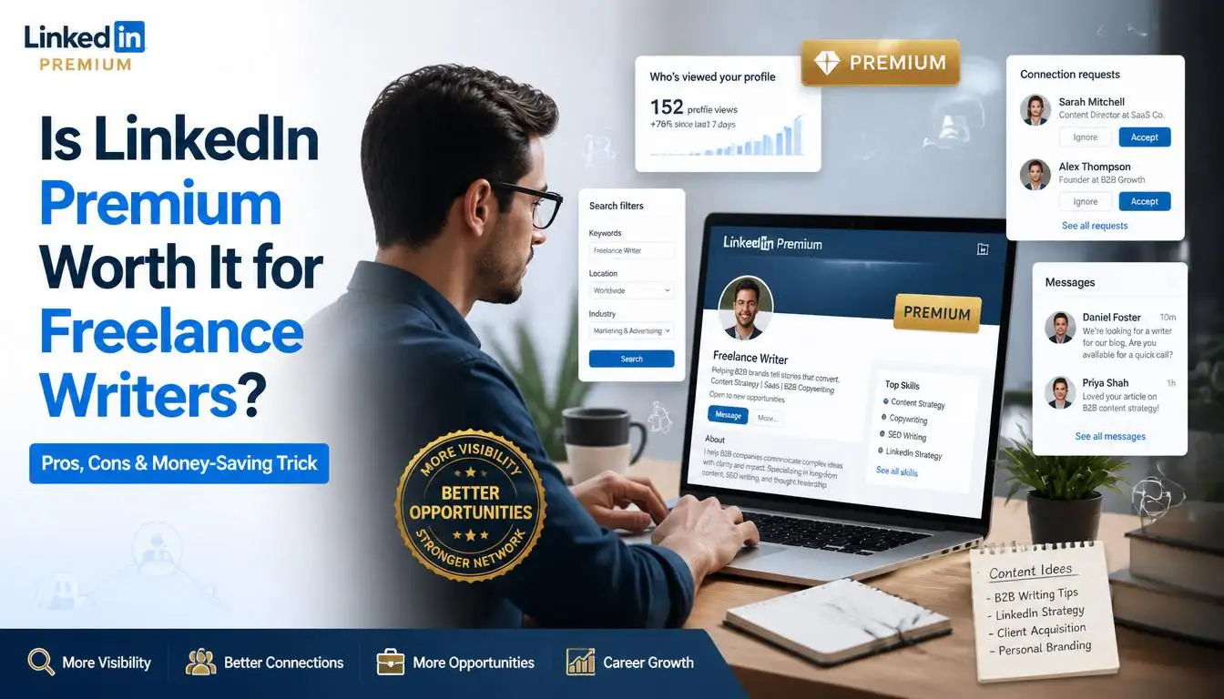 Is LinkedIn Premium Worth It for B2B Freelance Writers Pros and Cons