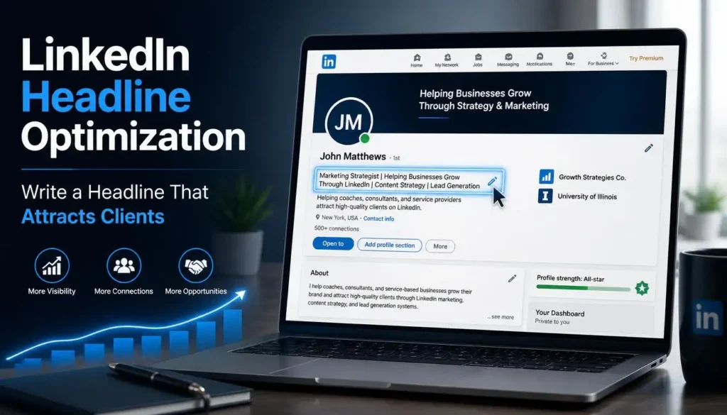 LinkedIn headline optimization guide for attracting more clients